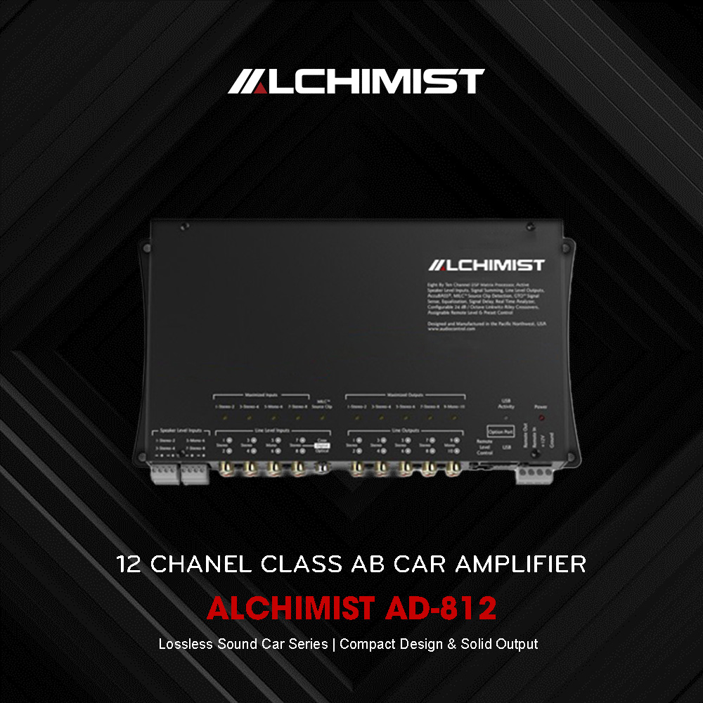 Alchimist AD-812 DSP 12-Channel Class AB Amplifier